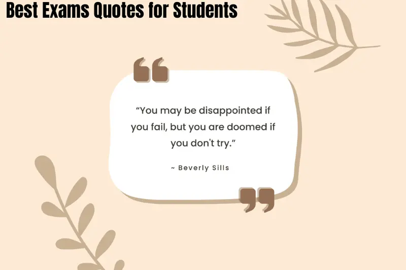best exams quotes for students